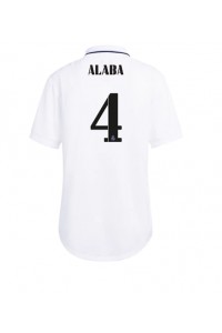 Fotbalové Dres Real Madrid David Alaba #4 Dámské Domácí Oblečení 2022-23 Krátký Rukáv